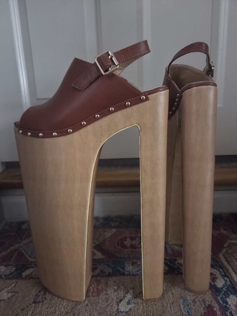 14 Inches Extreme Platform High Heels - NEW With Box And Dust Bag